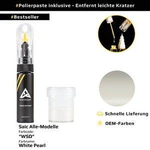 Lackstift für Saic Alle Modelle Code: WSD White Pearl - Picture 1 of 10