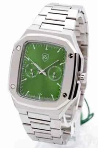 RELOJ PULSERA CRONÓGRAFO RAYMOND GAUDIN PARA HOMBRE CON ESFERA VERDE/SUB CON R 5ATM - Imagen 1 de 5