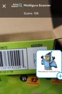 LEGO Series 27 - Pterodactyl Costume Fan Sealed CMF NIB - Picture 1 of 1