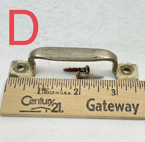 Original Drawer Handle Marsh Kitchen Cabinet hoosier style door pull *d Cover