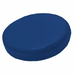 Pe239r Middle Blue Thick Faux Leather Sheep 3D Round Seat Cushion Cover Custom - Picture 1 of 5