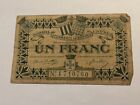 Billet France 1 Franc Chambre de commerce de Rennes et de ST Malo 1915 (17-46)