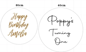 Vinyl decal perfect for 50cm/60cm Balloon backdrops- Acrylic NOT included - Picture 1 of 4