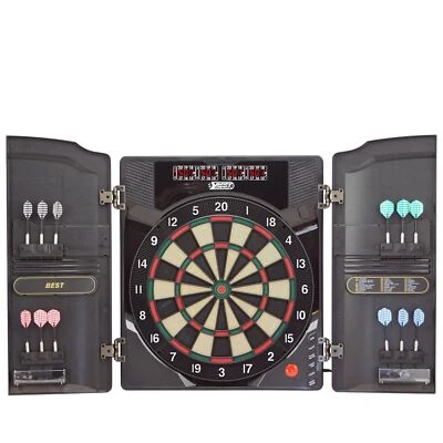 Best Sporting Dartscheibe elektronisch Oxford 2.0 I Dartkabinett Walnuss Design