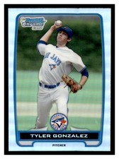 2012 Bowman Draft Picks & Prospects Chrome Refractor #BDPP34 TYLER GONZALEZ ~F3V