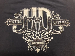 Harley Davidson T-shirt HD Motorcycles SIZE LARGE Womens Charcoal Grey - Picture 1 of 7