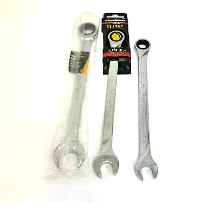 GearWrench *Paquete económico de 3 piezas* Llaves combinadas de trinquete de 5/8", 11/16", 7/8” Foto 1 de 4