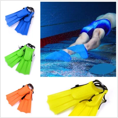 Children Kids Junior Swimming Swim Diving Snorkeling Adjustable Flippers Fins - Bild 1 von 3