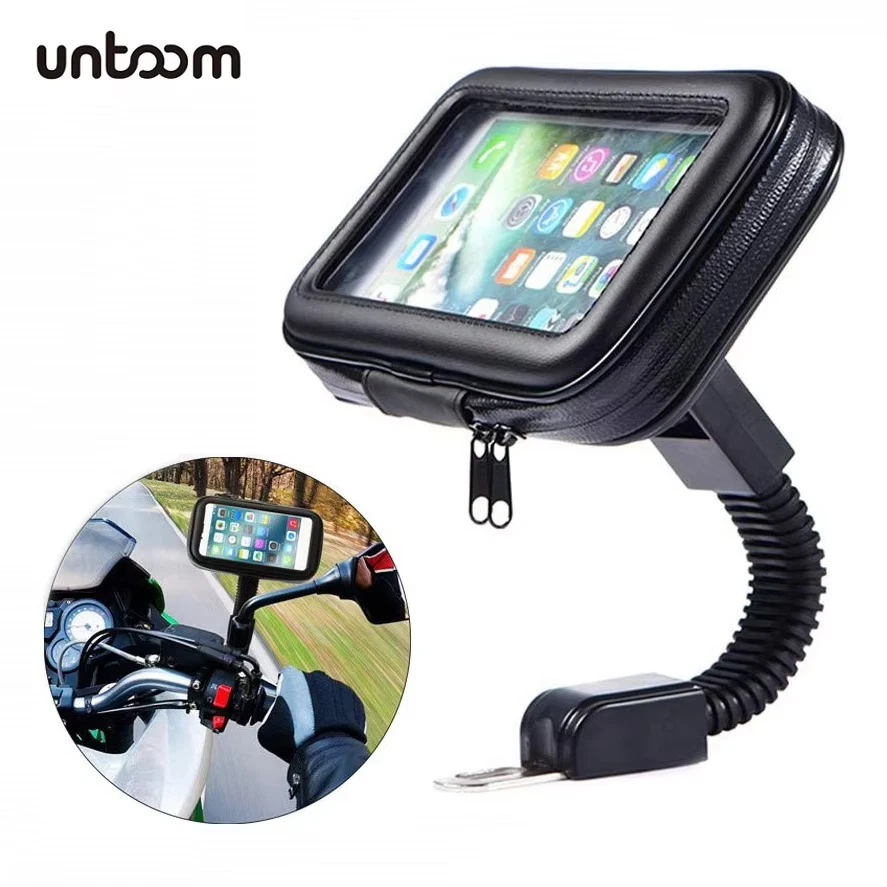 Waterproof Motorcycle Phone Holder Bag Case Motorbike Scooter Mobile Mtb Bicycle - Image 1 of 4