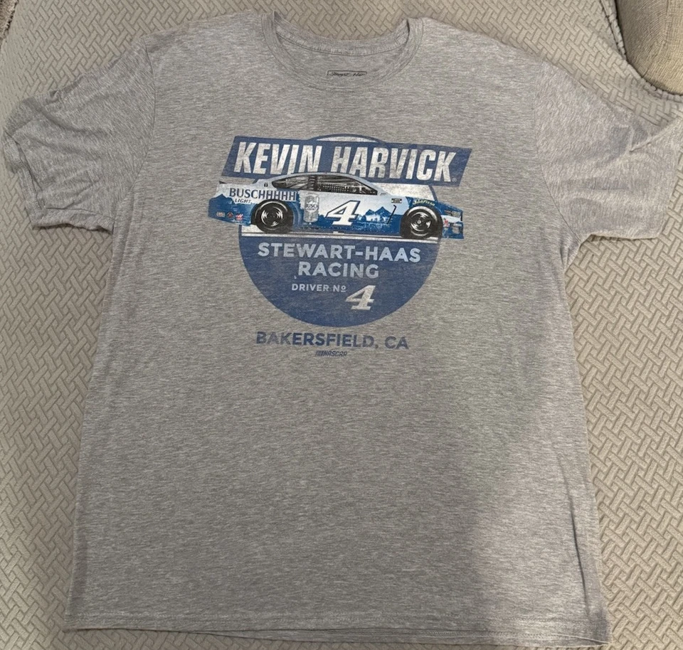Camisa Kevin Harvick #4 Busch (NASCAR) 2021 - talla X-grande (XL) fanáticos (usada) Foto 1 de 2