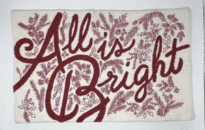 Pottery Barn All Is Bright Embroidered Lumbar Pillow Cover_16x26_NWOT (Other)#TI - Picture 1 of 10