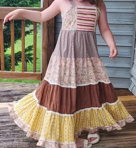 Matilda Jane Enchanted Garden Dress-size 14 - Picture 1 of 16