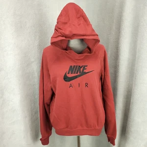 Sudadera con Capucha Nike Air Para Mujer Grande Pullover Sudadera Granate Spellout Forrada de Vellón - Imagen 1 de 11
