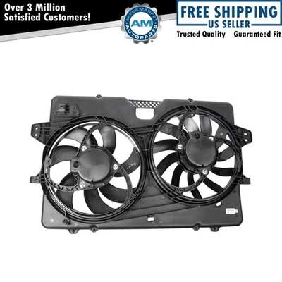 Radiator Dual Cooling Fan for 08-12 Ford Escape Mercury Mariner 2.3L 2.5L - Image 1 of 4