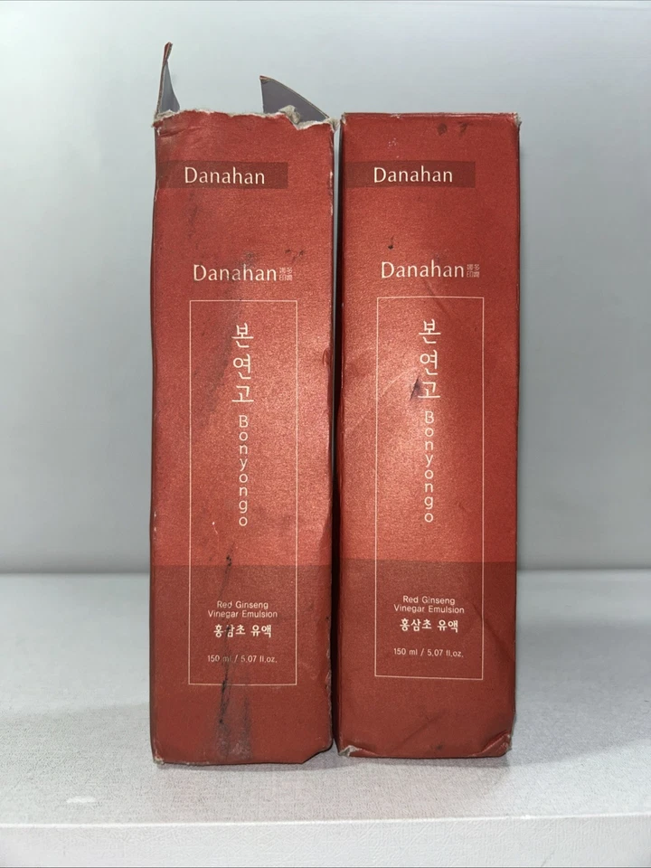 2 New Danahan Red Gingseng Vinegar Emulsion, 5 Oz Each Damaged Box  - Image 1 of 4