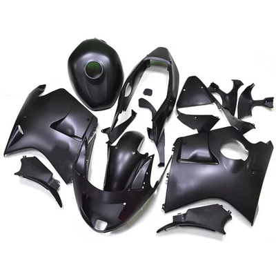 Carenados de plástico para carrocería de inyección Honda CBR1100XX 1997-2007 negro mate Foto 1 de 4
