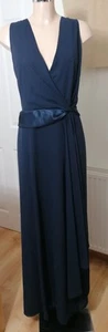 Début Size 22 Navy Sleeveless Occasion Dress Very Long BNWT - Picture 1 of 9