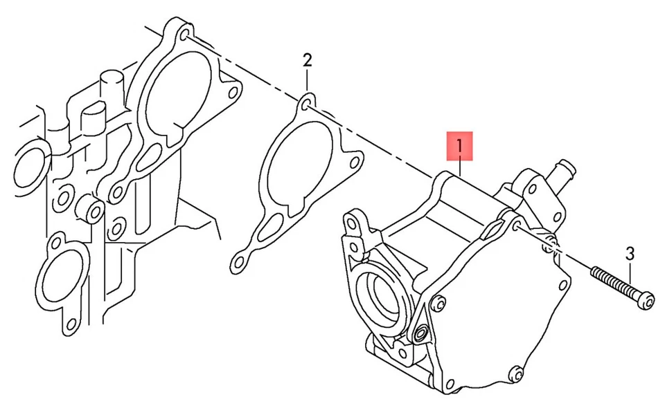 Bomba de vacío original AUDI A4 Avant S4 quattro A5 S5 cupé Sportback 06G145100A Foto 1 de 1