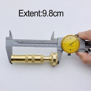 Rust Resistant Brass Garden Hose Nozzle with Multiple Spray Patterns for Use - Picture 1 of 12