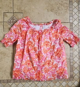 Girls Janie And Jack Paisley Print Top Size 12 - Picture 1 of 5