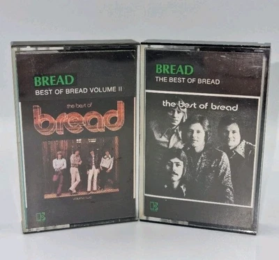 Bread Audio Cassette Album Bundle X2 Tapes Best Of Bread Volume 1&2 Elektra 1972 - Image 1 of 4