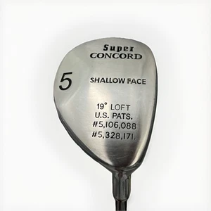35" Short Super Concord Shallow Face 5 Fairway Wood 19° JR Golf Jumbomax Grip - Picture 1 of 18