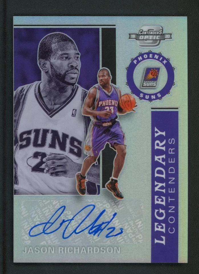 2019-20 JASON RICHARDSON 004/125 AUTO PANINI CONTENDERS OPTIC HOLO LEGENDARY - Image 1 of 2