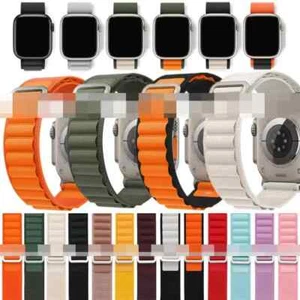 Listen Smart Adjustable Woven Band For Apple Watch 42/44/45/49mm Metal Connector - Zdjęcie 1 z 40