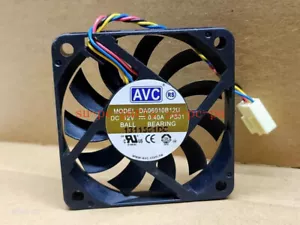 AVC DA06010B12U 12V 0.40A 6010 6CM 4-Wire PWM Cooling Fan - Picture 1 of 4