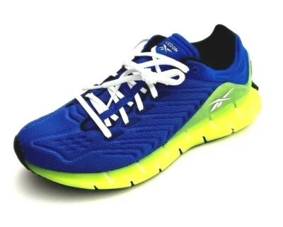 Tênis Reebok infantil Zig Kinetica grau escolar azul/amarelo solar tamanho 7 - Imagem 1 de 4