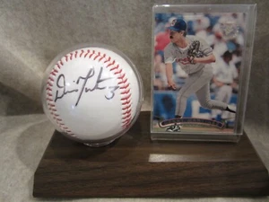MLB Dennis Martinez Signed Official League Baseball Cleveland Indians 1994 - 96 - Picture 1 of 9