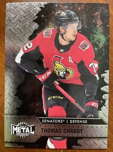 20-21 UD NHL Metal Universe Sky Box Hockey 58 Thomas Chabot - Picture 1 of 2