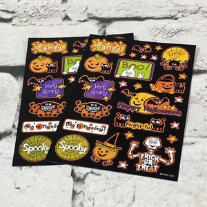 American Greeting Cards Vintage Halloween Stickers 2 Sheets  - Picture 1 of 6