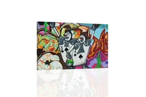 Graffiti Alice in Wonderland - CANVAS OR PRINT WALL ART - Picture 1 of 2