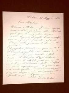 Fac ähnlich Brief von Giuseppe Garibaldi an Agostino Bertani von 1860 - Bild 1 von 1