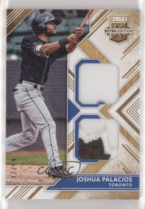 2018 Panini Elite Extra Edition Dual Materials Gold /99 Joshua Palacios #DM-JP
