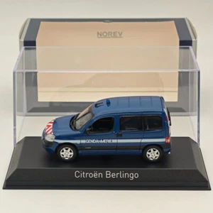 1/43 Norev CITROEN BERLINGO 2007 Gendarmería Azul Diecast Modelo Coches Colección - Imagen 1 de 7