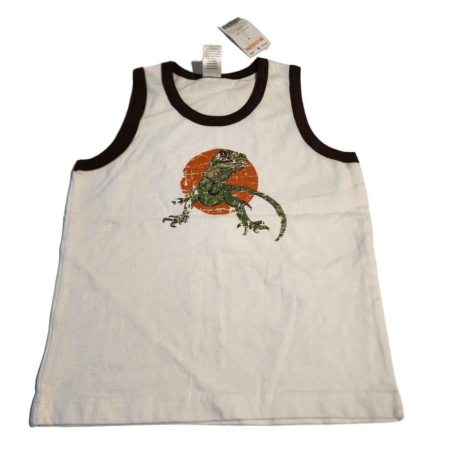 Gymboree розетка размер 5 мальчиков майка ящерица дракон новый - Изображение 1 из 4