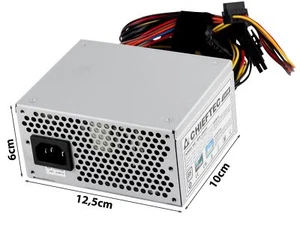 Alimentatore Chieftec SFX-250VS 250WATT Sfx 20 + 4-PIN 12V 2xSATA 2xMOLEX 1xFDD - Zdjęcie 1 z 4