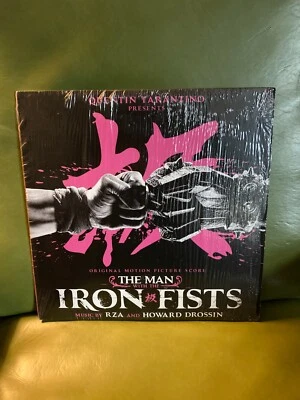 The Man With The Iron Fists Soundtrack - 2 LP Black VINYL IN Shrink, Excellent! - Image 1 of 3