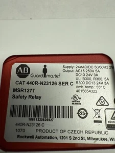 New Allen-Bradley 440R-N23126 Guardmaster MSR127T Safety Relay - Picture 1 of 1