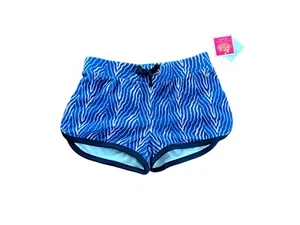 Juicy Couture Black Label Velour Purple & Blue Zebra NWT Logo Girls 10 Crown - Picture 1 of 8
