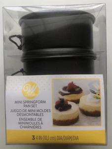 4" Non-Stick Mini Springform Pan Set - 3 Piece - New in box - Picture 1 of 6