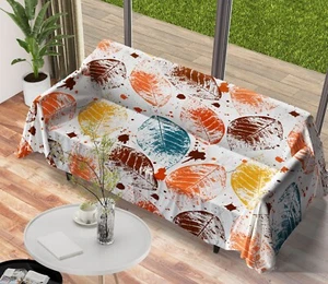3D Leaves G7630 Sofa Cover High Stretch Lounge Slipcover Protector Couch Cover - Picture 1 of 5