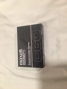 Maxell Professional Industrial P/I Communicator Series Cassette C60 ONE - Picture 1 of 2
