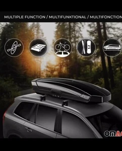 Volvo 10-2017 XC60 OEM Black Aluminum Roof Rack Cross Load Bar Profile - Picture 1 of 6