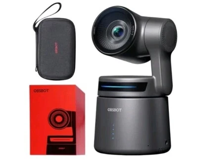 OBSBOT Tail Air Streaming Camera 4K Telecamera PTZ con Tracciamento AI, Wi-Fi  - Image 1 of 3