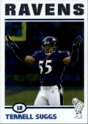 2004 Topps Chrome Terrell Suggs 29 Baltimore Ravens - Image 1 of 2
