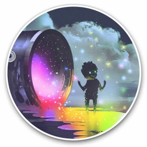 2 x Vinyl Stickers 30cm - Abstract Paint Bucket Fantasy Art Cool Gift #14069 - Afbeelding 1 van 9
