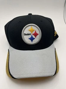 New Era Pittsburgh Steelers Cap Hat Size Small - Medium Fitted Football Gear Hat - Picture 1 of 9